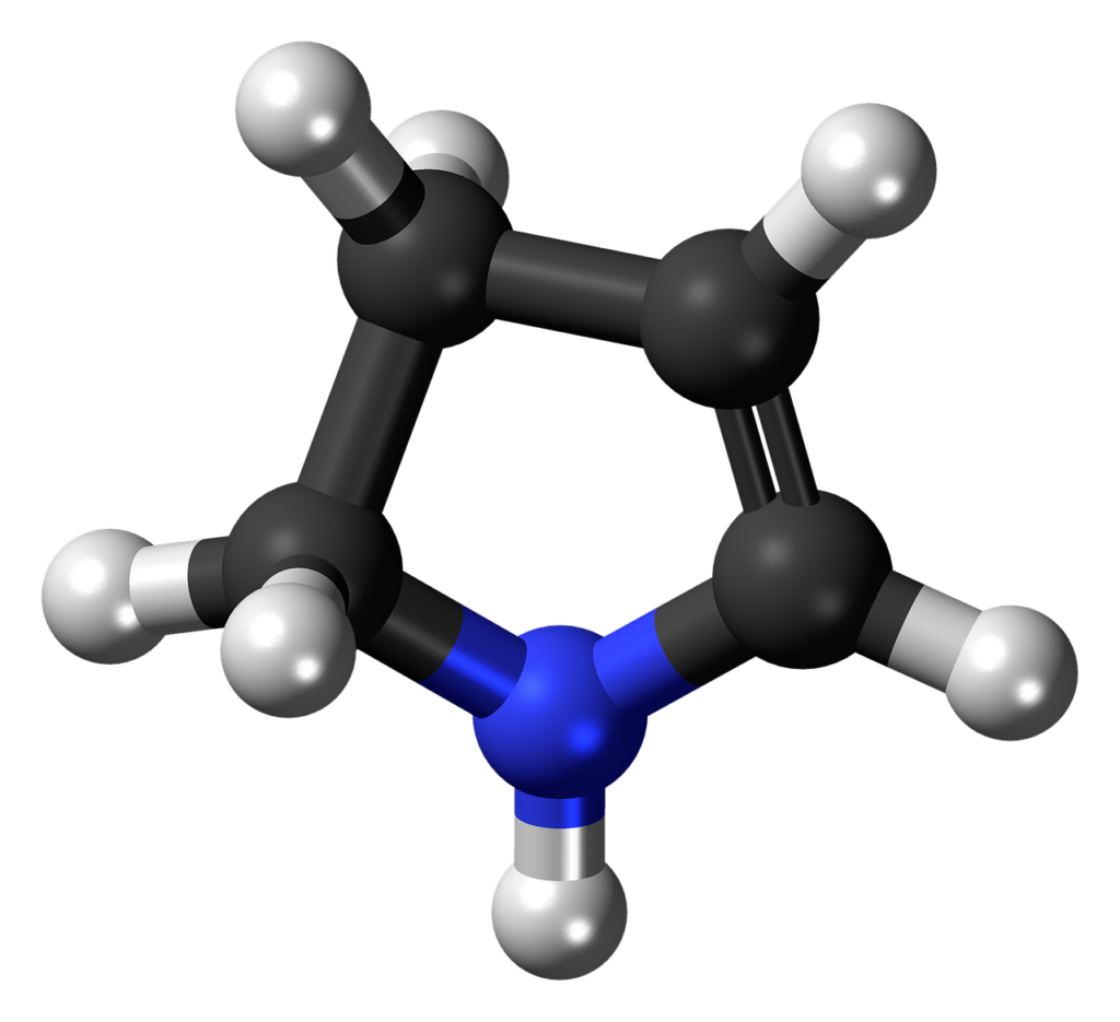 pyrroline, nitrogen, heterocycle-836139.jpg